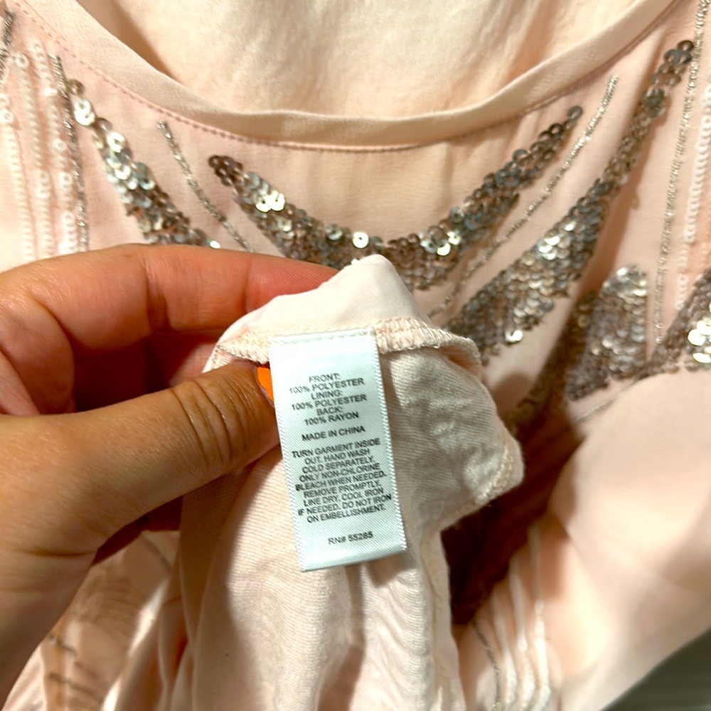 Express Pink Sequin Tank Top - Size S - Picture 4 of 4